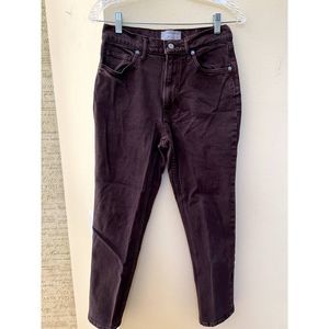 EVERLANE The Original Cheeky Jeans, Women,Brown,Size 26, Straight Leg, High Rise